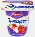 Продукт йогуртный Эрмигурт Клубника земляника 7.5% 100г