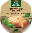 Сыр копченый мягкий СЕЛО ЗЕЛЕНОЕ Фермерский завтрак 45%, без змж, 250г