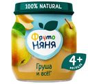 Пюре ФрутоНяня из груш с 4 месяцев, 100г