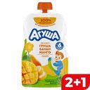 Пюре фруктовое АГУША яблоко-банан-груша-манго с 6 месяцев, 90г