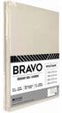 Простыня 2-спальная Bravo поплин цвет: светло-бежевый, 180×215 см