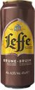 Пивной напиток LEFFE BRUNE темный пастеризованный, 0,45л