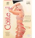 Колготки женские Conte Active Soft цвет: nero/чёрный, 40 den, 3р-р