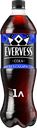 Напиток EVERVESS Cola Zero Sugar Кола без сахара газированный, 1л