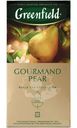 Чай Greenfield Gourmet Pear с ароматом груши и базилика чёрный, 25х1.5г