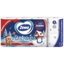 Туалетная бумага Zewa Deluxe 3 слоя, 8 рулонов