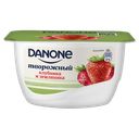 Продукт творожный DANONE клубника-земляника, 3,6%, 130г