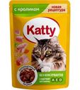 Корм влажный Katty с кроликом для взрослых кошек 85г