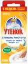Стикер чистоты Туалетный утенок цитрус 3шт
