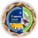 Сельдь ЛЕНТА Матье, филе-кусочки с укропом в масле
