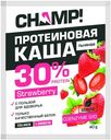 Каша Champ Клубничная с коэнзимом Q10 протеиновая льняная, 40г