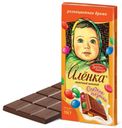 Шоколад Аленка Сладкая Мозаика молочный с разноцветным драже 100 г