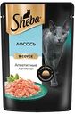 Влажный корм для кошек Sheba лосось ломтики в соусе, 75г