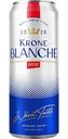 Пивной напиток Krone Blanche Biere светлый нефильтрованный 4,5 % алк., Россия, 0,45л