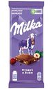 Шоколад молочный Milka Фундук и изюм, 90 г