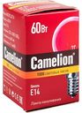Лампа накаливания Camelion E14 прозрачная, шар, 60Вт