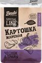 Чипсы картофельные BRUTO со вкусом чеснок и травы, из натурального картофеля