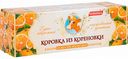 Сырок творожный глазированный Коровка из Кореновки в белом со вкусом апельсина шоколаде с цукатами 23%, 50 г