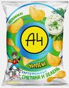 Чипсы А4 картофельные вкус сметана зелень 50г