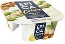 Йогурт 8.6% Epica Crispy с лимоном и смесью из семян тыквы, печенья и белого шоколада, 140 г