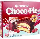 Пирожное Choco Pie Orion Вишня, 12 шт.