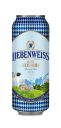 Пиво светлое нефильтрованное Hefe-Weissbier, 5,1%, Liebenweiss, 0,5 л