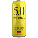 Пиво светлое 5 Original Weiss нефильтрованное пшеничное (Германия), 0,5л
