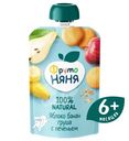 Пюре ФрутоНяня из яблок бананов и груш с печеньем с 6 месяцев, 90г