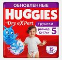 Подгузники-трусики для детей Huggies Dry Expert р.5 12-17кг 15шт