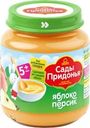 Пюре фруктовое САДЫ ПРИДОНЬЯ Яблоко, персик, с 5 месяцев, 120г