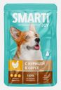 Влажный корм для собак с курицей в соусе Smarti Joy 75г