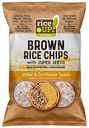 Чипсы из бурого риса Rice up! Просо и семена подсолнечника, 60 г