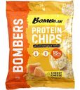 Чипсы цельнозерновые протеиновые BombBar со вкусом Нежный сыр, 50 г