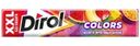 Жевательная резинка Dirol Colors XXL ассорти фруктовых вкусов 19г