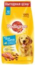 Сухой корм Pedigree с говядиной для взрослых собак всех пород 13 кг