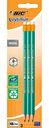 Набор карандашей чернографитных HB Bic Evolution с ластиком, 3шт.