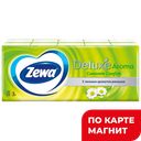 Платки носовые ЗЕВА, Дэлюкс, Ромашка, 10 упаковок по 10 шт. 