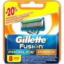 Сменные кассеты для бритвы Gillette Fusion ProGlide power, 8 шт.