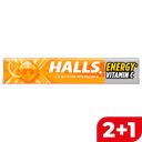 HALLS Карам лед вит С и вк апельс 25г фл/п(Монделис):12/360