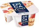 Йогурт Epica Crispy клубника кокос печенье миндаль 7,3%, 138 г