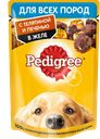 Корм для собак PEDIGREE® телятина и печень в желе, 85г