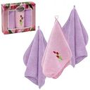 Набор полотенец Тюльпан микрофибра, 30х50см, 3шт