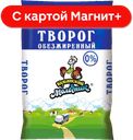 КУБАНСКИЙ МОЛОЧК Творог Уманский обезж0,18кг фл/п (ЛенСК):12