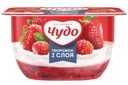Десерт творожный с клубникой и земляникой, 4,2%, Чудо, 100 г