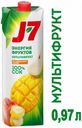 Нектар J7 Мультифрукт с мякотью, 970 мл