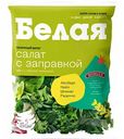 Салатный микс Лазурный берег Белая Дача айсберг, кейл, шпинат, радиччо с заправкой, 150 г