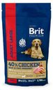 Сухой корм Brit с курицей для взрослых собак крупных пород 3 кг