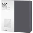 Простыня на резинке Василиса Idea перкаль цвет: графит, 180×200×25 см