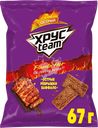 Сухарики ржано-пшеничные ХРУСTEAM со вкусом острые ребрышки Баффало, 67г