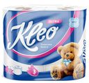 Туалетная бумага трёхслойная Ultra, Kleo, 4 рулона, Россия